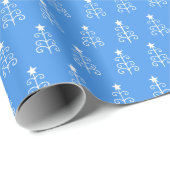  kerstboom cadeaupapier (Rol Hoek)