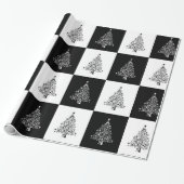 kerstboom cadeaupapier (Uitgerold)