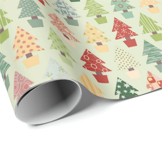 kerstboom cadeaupapier (Rol Hoek)