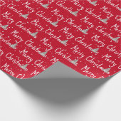 Kerstboom Cadeaupapier (Hoek)