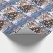 kerstboom  cadeaupapier (Hoek)