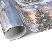 kerstboom  cadeaupapier (Rol Hoek)