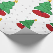 kerstboom cadeaupapier (Hoek)