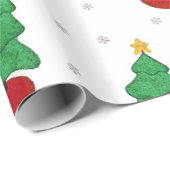 kerstboom cadeaupapier (Rol Hoek)