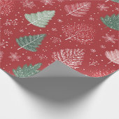 kerstboom cadeaupapier (Hoek)