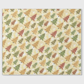 kerstboom cadeaupapier (Vlak)