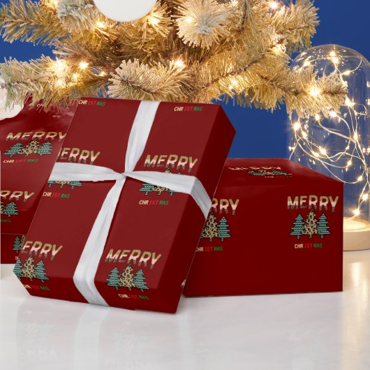 Kerstboom Cadeaupapier (Feestdagen)