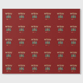 Kerstboom Cadeaupapier (Vlak)