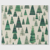 kerstboom cadeaupapier (Vlak)