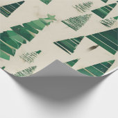 kerstboom cadeaupapier (Hoek)