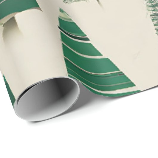 kerstboom cadeaupapier (Rol Hoek)