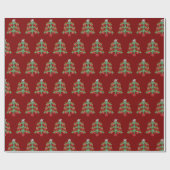Kerstboom Cadeaupapier (Vlak)