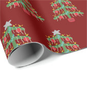 Kerstboom Cadeaupapier (Rol Hoek)