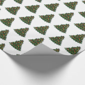 kerstboom cadeaupapier (Hoek)