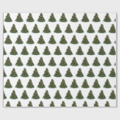 kerstboom cadeaupapier (Vlak)