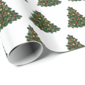 kerstboom cadeaupapier (Rol Hoek)
