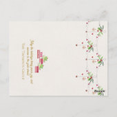 Kerstboom & Cadeaus Feestelijke Corporate Holiday Briefkaart (Achterkant)