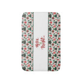 Kerstboom, cadeaus, suikerriet badmat (Voorkant Verticaal)