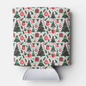 Kerstboom, cadeaus, suikerriet blikjeskoeler (Achterkant)