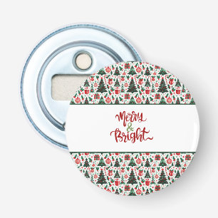 Kerstboom, cadeaus, suikerriet button flesopener