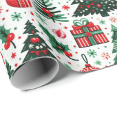 Kerstboom, cadeaus, suikerriet cadeaupapier (Rol Hoek)