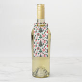 Kerstboom, cadeaus, suikerriet flessenhanger (Op fles)