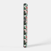 Kerstboom, cadeaus, suikerriet iPhone 15 case (Rechterkant)