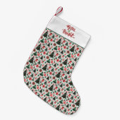 Kerstboom, cadeaus, suikerriet kleine kerstsok (Voorkant (Hangend))
