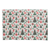 Kerstboom, cadeaus, suikerriet kussensloop (Voorkant)