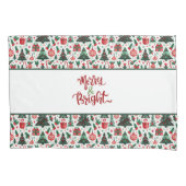 Kerstboom, cadeaus, suikerriet kussensloop (Voorkant)