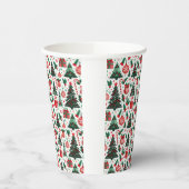 Kerstboom, cadeaus, suikerriet papieren bekers (Links)