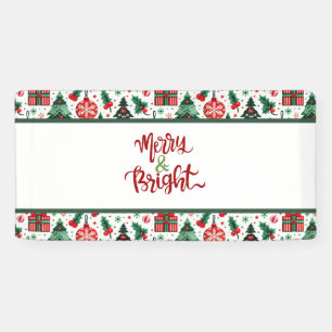 Kerstboom, cadeaus, suikerriet spandoek