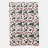 Kerstboom, cadeaus, suikerriet theedoek (Verticaal)