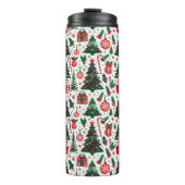 Kerstboom, cadeaus, suikerriet thermosbeker (Voorkant)