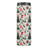 Kerstboom, cadeaus, suikerriet thermosbeker (Achterkant)