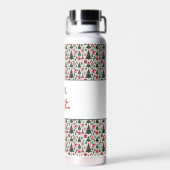 Kerstboom, cadeaus, suikerriet waterfles (Achterkant)