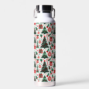 Kerstboom, cadeaus, suikerriet waterfles