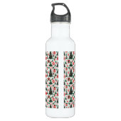 Kerstboom, cadeaus, suikerriet waterfles (Achterkant)