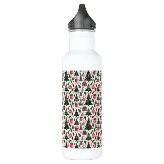 Kerstboom, cadeaus, suikerriet waterfles  (Links)