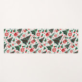 Kerstboom, cadeaus, suikerriet yogamat (Voorkant (horizontaal))