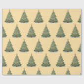 Kerstboom cadeauverpakking cadeaupapier (Vlak)