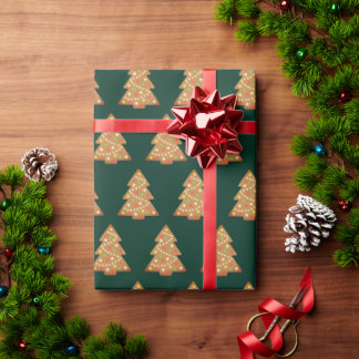 Kerstboom cadeauverpakking cadeaupapier