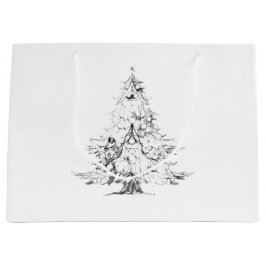KERSTBOOM CADOUKTAS ZAK STIJL ONTWERP GROOT CADEAUZAKJE