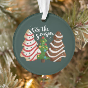 Kerstboom Cake Het Is Tijd Xmas Vakantie  Ornament