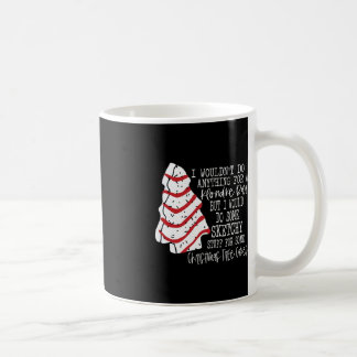 Kerstboom cake Ik zou niets doen Kerstmis ho Koffiemok