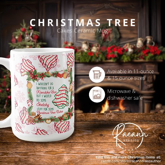 Kerstboom Cake Keramische Mok