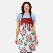 Kerstboom Cake Schort (Gedragen)