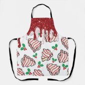 Kerstboom Cake Schort (Voorkant)