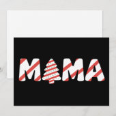 Kerstboom Cakematch Familie Feest Mama Feestdagenkaart (Voorkant / Achterkant)