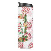 Kerstboom Cakes Thermal Tumbler Thermosbeker (Geroteerd rechts)